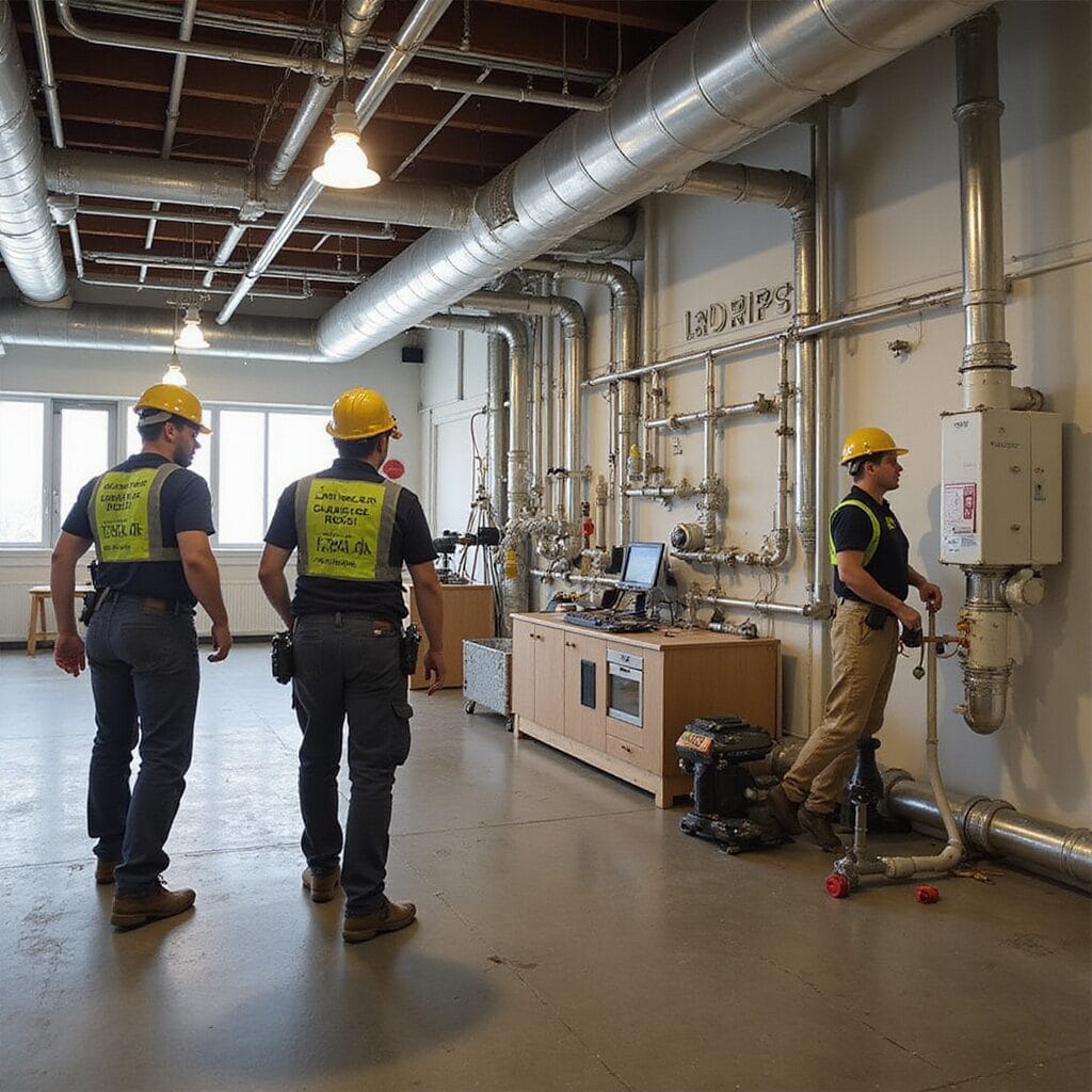 Engineers in hard hats and high-visibility vests inspecting red fire sprinkler pipes in an industrial facility compliance backflow assessment backflow assessment sprinkler inspections backflow check backflow prevention sprinkler certification backflow compliance backflow prevention certification compliance irrigation backflow assessment certification plumbing code plumbing code plumbing irrigation inspections backflow prevention plumbing certification compliance backflow preventers backflow prevention devices certification backflow assessment backflow preventer vehicle inspection backflow prevention compliance irrigation system backflow prevention irrigation backflow preventer certification backflow prevention backflow backflow device inspection sprinkler plumbing code backflow preventers backflow preventer water quality backflow prevention backflow preventer backflow prevention backflow irrigation backflow backflow device testing backflow prevention inspections backflow device inspection water quality backflow assessment plumbing inspections compliance backflow preventers backflow device testing compliance compliance backflow device testing irrigation backflow preventers backflow