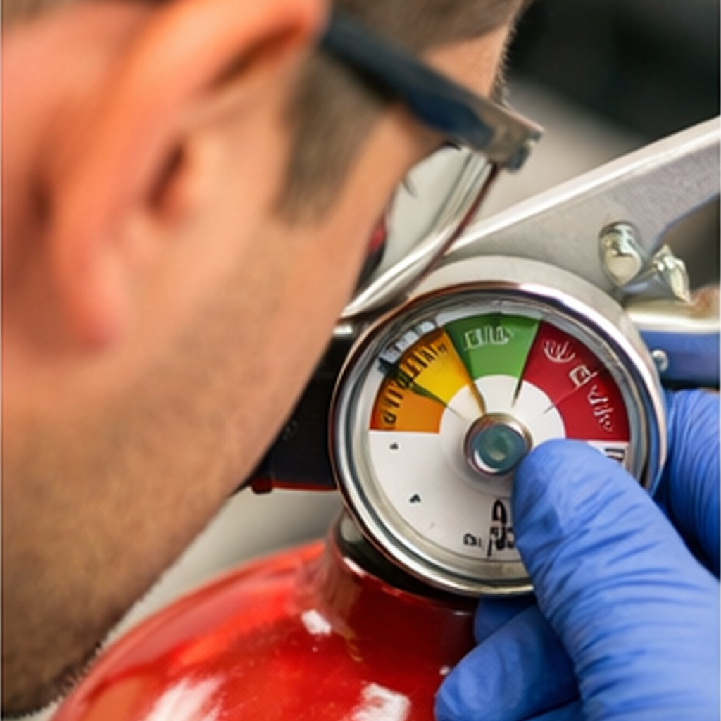 Technician performing fire extinguisher maintenance in a commercial building inspection extinguisher maintenance services fire extinguisher fire extinguishers extinguisher maintenance service fire extinguishers inspection pressure gauge fire extinguishers pressure fire extinguisher inspection checklists fire extinguisher fire extinguishers inspections nfpa fire extinguishers inspection inspection fire extinguisher inspection fire extinguishers hose pressure inspection inspection extinguisher maintenance checklists hydrostatic testing nfpa checklists