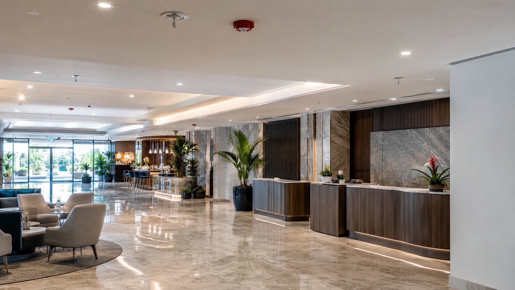 Commercial fire protection system for hospitality facilities in Florida